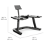 Porta manubri BowFlex SelectTech con ripiano per dispositivi multimediali Porta manubri BowFlex SelectTech con ripiano per dispositivi multimediali