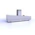 Lettino elettrico per trattamenti massaggianti SWOP 2L Starter (bianco): multiuso, rivestimento senza cuciture, motore regolabile in altezza e ruote retrattili - Pannelli Tecnologici: Ghiaccio - Riferimento: 2.PN.FS.ICE