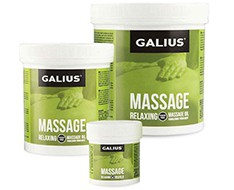 Oli solidi da massaggio Galius