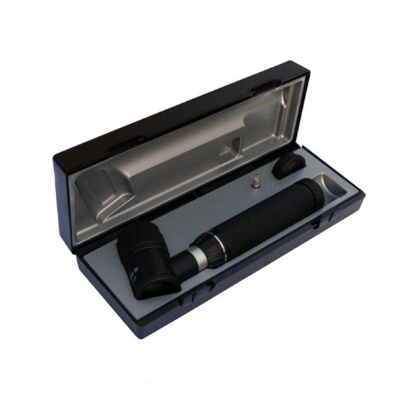 Dermatoscopio Riester Ri-Derma XL 2,5 V, impugnatura a batteria di tipo C per due batterie alcaline di tipo C o Ri-Accu