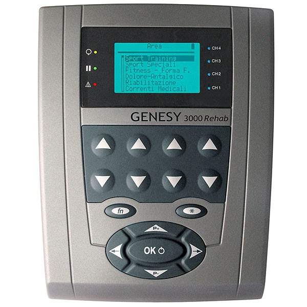 Elettrostimolatore Genesy 3000 con 4 Canali e 180 Programmi