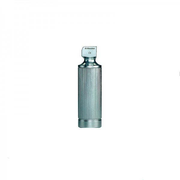 Impugnatura ricaricabile per laringoscopi Riester per batterie tipo AA, 19 mm, LED per lame con F.O.