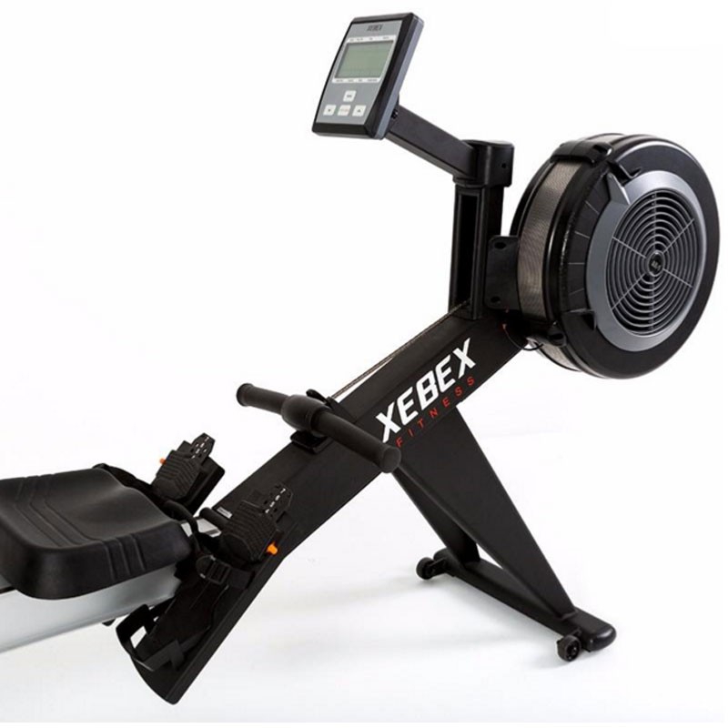 Vogatore air rower xebex ideale per atleti, palestre e club di