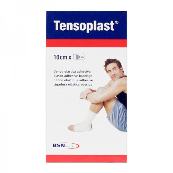 Tensoplast 10 cm x 4,5 metri: Benda elastica adesiva Tensoplast 10 cm x 4,5 metri: Benda elastica adesiva