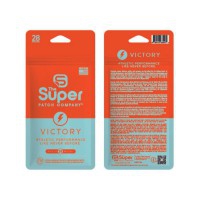 Victory Super Patch - Confezione da 28 cerotti: stimolazione vibrotattile che può migliorare energia, equilibrio, resistenza e forza Victory Super Patch - Confezione da 28 cerotti: stimolazione vibrotattile che può migliorare energia, equilibrio, resistenza e forza
