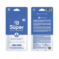 ROCKET Super Patch - Confezione da 28 cerotti: stimolazione vibrotattile che può aumentare le prestazioni e migliorare la soddisfazione con il benessere generale ROCKET Super Patch - Confezione da 28 cerotti: stimolazione vibrotattile che può aumentare le prestazioni e migliorare la soddisfazione con il benessere generale