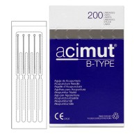 Aghi per agopuntura Azimut Tipo B - Manico argentato con testa tonda senza guida in blister da cinque aghi Aghi per agopuntura Azimut Tipo B - Manico argentato con testa tonda senza guida in blister da cinque aghi