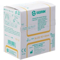 Aghi Seirin Tipo J con Manico in Plastica Con Guida 0.18x40 mm (color avorio) Aghi Seirin Tipo J con Manico in Plastica Con Guida 0.18x40 mm (color avorio)