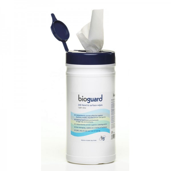 Salviette umide disinfettanti Bioguard (240 unità)