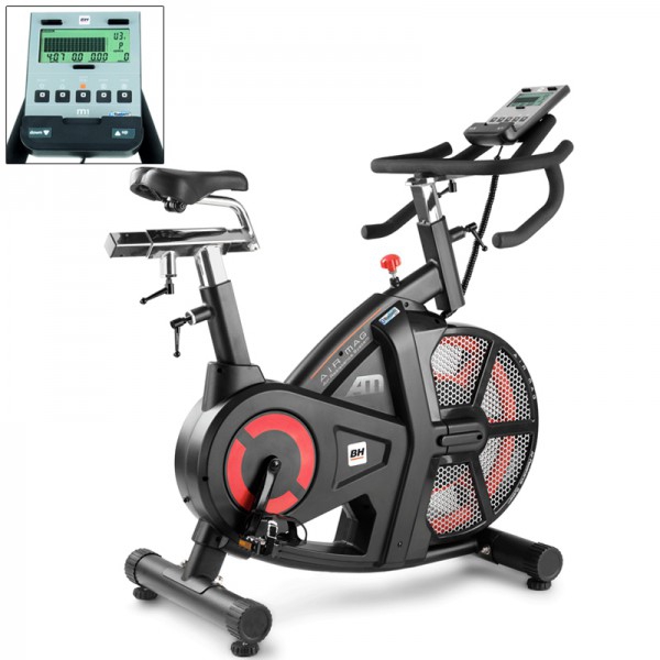 Indoor bike i.Air Mag BH Fitness: resistenza all'aria e magnetica