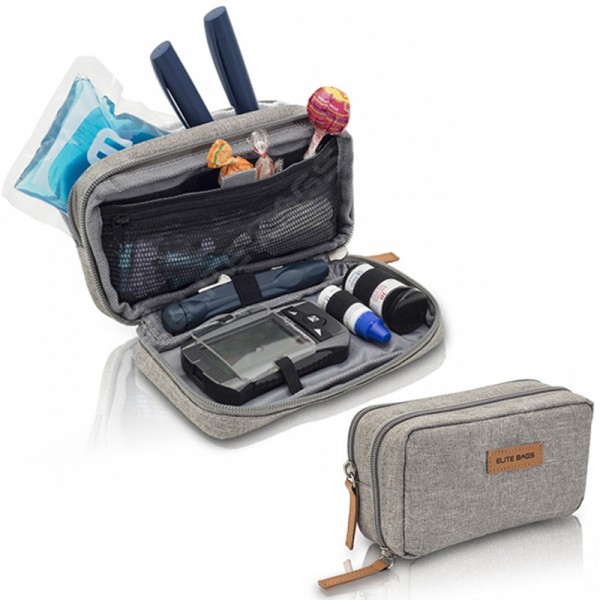 Borsa Isotermica per Diabetici Diabetici: garantisce una corretta temperatura dell'insulina e degli accessori (colore grigio) Borsa Isotermica per Diabetici Diabetici: garantisce una corretta temperatura dell'insulina e degli accessori (colore grigio)
