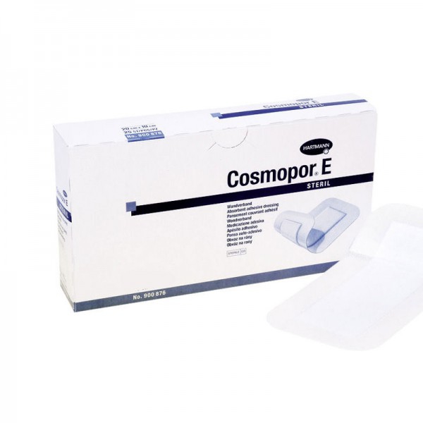 Cosmopor E 10 x 8 cm: medicazioni autoadesive (scatola 25 unità)