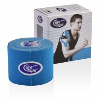Cure Tape Sports 5 cm x 5 m Colore Blu: Nuova benda per lo sport Cure Tape Sports 5 cm x 5 m Colore Blu: Nuova benda per lo sport