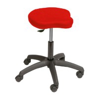 Sgabello tipo bicicletta Kinefis Economy medio senza schienale: altezza 55 - 75 cm e alzata a gas (vari colori disponibili) Sgabello tipo bicicletta Kinefis Economy medio senza schienale: altezza 55 - 75 cm e alzata a gas (vari colori disponibili)