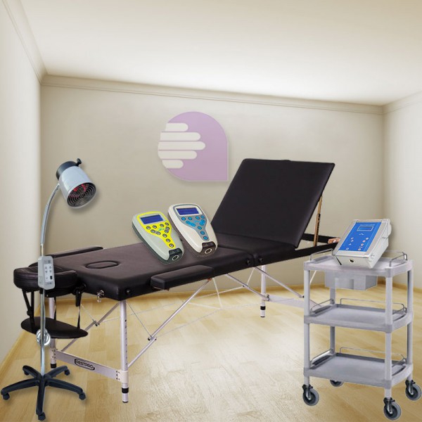 Studio di Fisioterapia Essence New Age: Contiene lettino, magnetoterapia, elettroterapia, ultrasuoni, laser, lampada e carrello