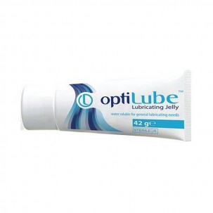 Sterile il tubo del lubrificante gel Optilube 42 gr: la lubrificazione ottimale, solubile in acqua, non grassa