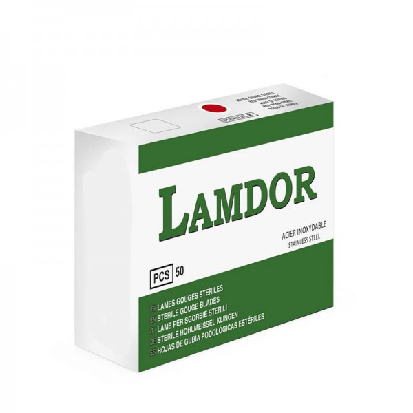 Lamdor sgorbie sterili in acciaio inossidabile (misure disponibili) Lamdor sgorbie sterili in acciaio inossidabile (misure disponibili)