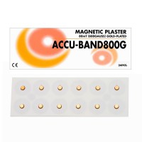 Magnete Accu-Band placcato in oro 800 gauss: diametro 5 mm (24 unità)