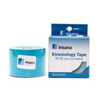 Kinesiology Tape Irisana con tormalina blu 5cmx5m Kinesiology Tape Irisana con tormalina blu 5cmx5m