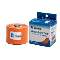 Kinesiology Tape Irisana con tormalina arancione 5cmx5m