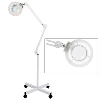 Ampia lampada con lente d'ingrandimento a luce fluorescente con ingrandimento 3x (base rotante)