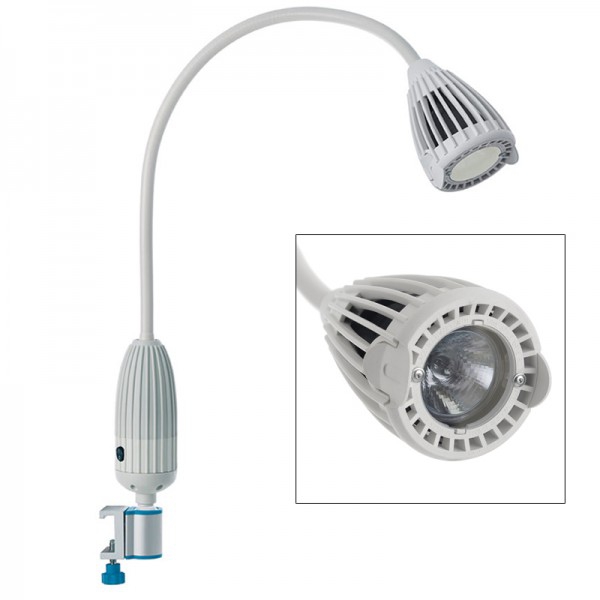 Lampada da visita alogena Luxiflex 35W: 50.000 lux a 50 centimetri (diversi ancoraggi disponibili) Lampada da visita alogena Luxiflex 35W: 50.000 lux a 50 centimetri (diversi ancoraggi disponibili)