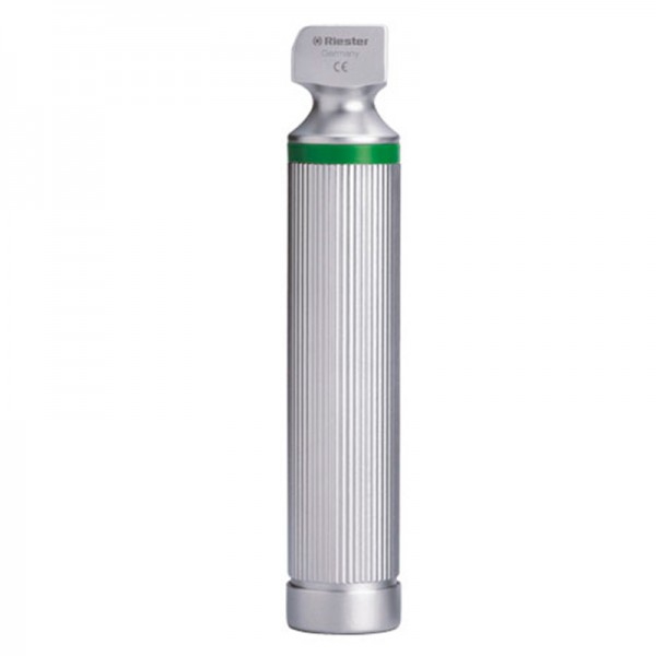 Impugnatura per laringoscopi Riester non ricaricabili per batterie tipo C, Ø 28mm, XL 2,5 V. per lame con fibra ottica Impugnatura per laringoscopi Riester non ricaricabili per batterie tipo C, Ø 28mm, XL 2,5 V. per lame con fibra ottica