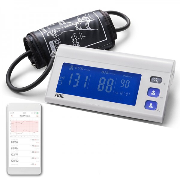 ADE Smart Arm Blood Pressure Monitor: monitor della pressione sanguigna con gestione dei dati nell'app FITvigo