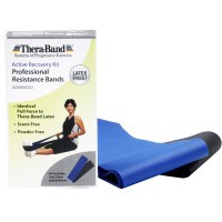 Pack di 2 Fasce Elastiche Thera-Band Advanced Latex Free (senza lattice): Resistenza extra forte e forte speciale