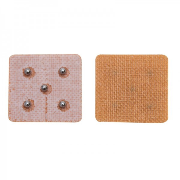 Punti pellet di patch per Ah Shi: 5 sfere d'argento Square (50 unità)
