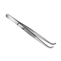Pinza da dissezione 13 cm A/A Curva: Ideale per auricoloterapia (in acciaio inossidabile) Pinza da dissezione 13 cm A/A Curva: Ideale per auricoloterapia (in acciaio inossidabile)