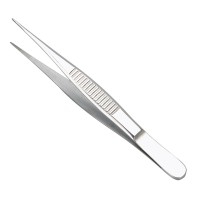 Pinza sdentata a punta fine 12,50 cm: ideale per l'auricoloterapia (acciaio inossidabile) Pinza sdentata a punta fine 12,50 cm: ideale per l'auricoloterapia (acciaio inossidabile)