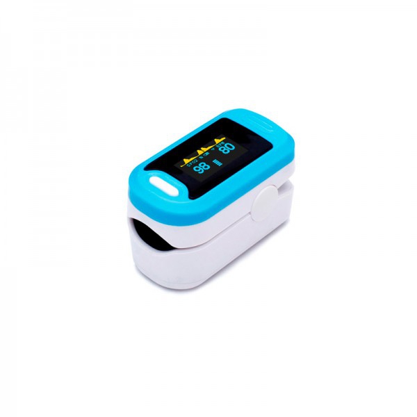 Pulsossimetro digitale portatile: Con sensore integrato per la misurazione della saturazione di ossigeno nel sangue e nel battito cardiaco (senza guaina)