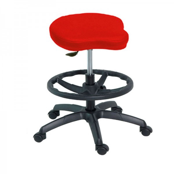 Sgabello alto Kinefis Bicicletta tipo Economy senza schienale: Altezza di 59 - 84 cm, elevazione a gas e anello poggiapiedi (Vari colori disponibili) Sgabello alto Kinefis Bicicletta tipo Economy senza schienale: Altezza di 59 - 84 cm, elevazione a gas e anello poggiapiedi (Vari colori disponibili)