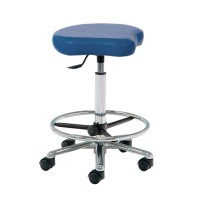 Sgabello alto tipo bicicletta Kinefis Elite senza schienale: altezza 59 - 84 cm, alzata a gas e anello poggiapiedi (vari colori disponibili) Sgabello alto tipo bicicletta Kinefis Elite senza schienale: altezza 59 - 84 cm, alzata a gas e anello poggiapiedi (vari colori disponibili)