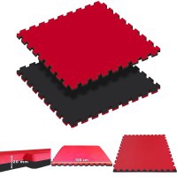 Puzzle Tatami Reversibile Kinefis colore nero - rosso (spessore 20 mm)