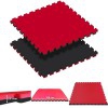 Tatami Puzzle Reversibile Kinefis Colore Nero - Rosso (spessore 20 mm)