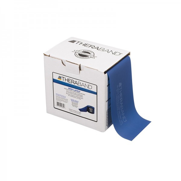 Thera Band Latex Free 22,9 metri: Nastri Latex Free a resistenza extra forte - Colore blu Thera Band Latex Free 22,9 metri: Nastri Latex Free a resistenza extra forte - Colore blu