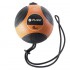 Palla Medica con Corda Pure2Improve: Permette di fare esercizi dinamici e di lancio (vari pesi disponibili) - pesi: 4Kg - Colore Arancio - Riferimento: P2I110080