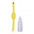 Bracciale in gel idroalcolico ricaricabile con bottiglia dispenser regalo (vari colori disponibili) - Colore: Giallo - 
