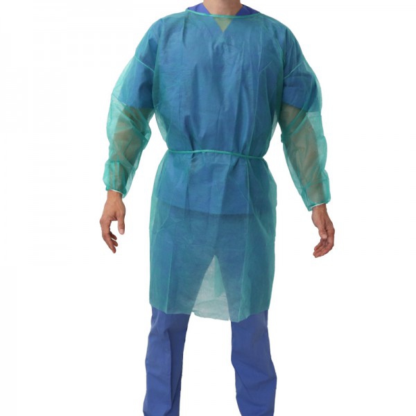 Camici monouso in polipropilene 20 grammi: DPI Categoria I, chiusura posteriore con nastri e polsini elastici (10 unità) Camici monouso in polipropilene 20 grammi: DPI Categoria I, chiusura posteriore con nastri e polsini elastici (10 unità)