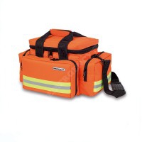 Borsa di emergenza leggera: con divisori interni e tasche esterne per maggiore contenimento (colore arancione)