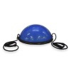 Bosu Balance Air Diametro 55 cm + Tenditori + Gonfiatore (colore blu)