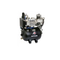 Compressore Cattani AC 310. Progettato per frese dentali con asciugatore e senza olio