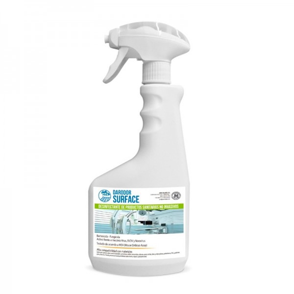Disinfettante per superfici Darodor Surface 750ml: Pulisce, disinfetta ed elimina la formazione di aerosol Disinfettante per superfici Darodor Surface 750ml: Pulisce, disinfetta ed elimina la formazione di aerosol