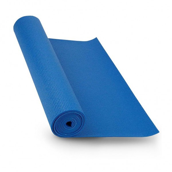 Tappetino in PVC: Ideale per praticare yoga e pilates a casa 183 x 61 x 1 cm (Blu)