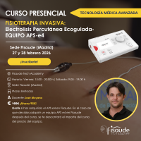 FORMAZIONE in FISIOTERAPIA INVASIVA – ELETTROLISI PERCUTANEA ECOGUIDATA - APPARECCHIATURA APS-e4 - 27 e 28 febbraio 2026 - IN PRESENZA FORMAZIONE in FISIOTERAPIA INVASIVA – ELETTROLISI PERCUTANEA ECOGUIDATA - APPARECCHIATURA APS-e4 - 27 e 28 febbraio 2026 - IN PRESENZA