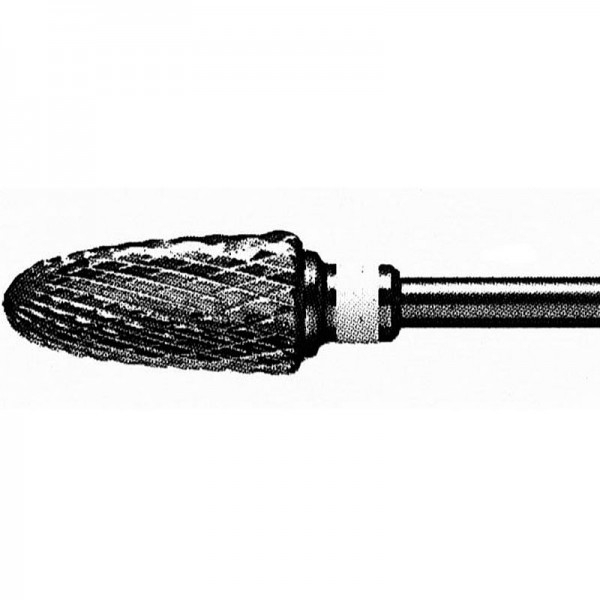 Fresa in carburo di tungsteno 1251: abrasione medio-fine. Ideale per rifinire la levigatura delle unghie