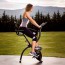 Cyclette con schienale EVO B1500 Tecnovita: design pieghevole e compatto