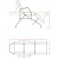 Barella sedia estetica Mylo: Struttura fissa a tre corpi, inclinazione schienale e poggiapiedi regolabili e finiture di alta qualità